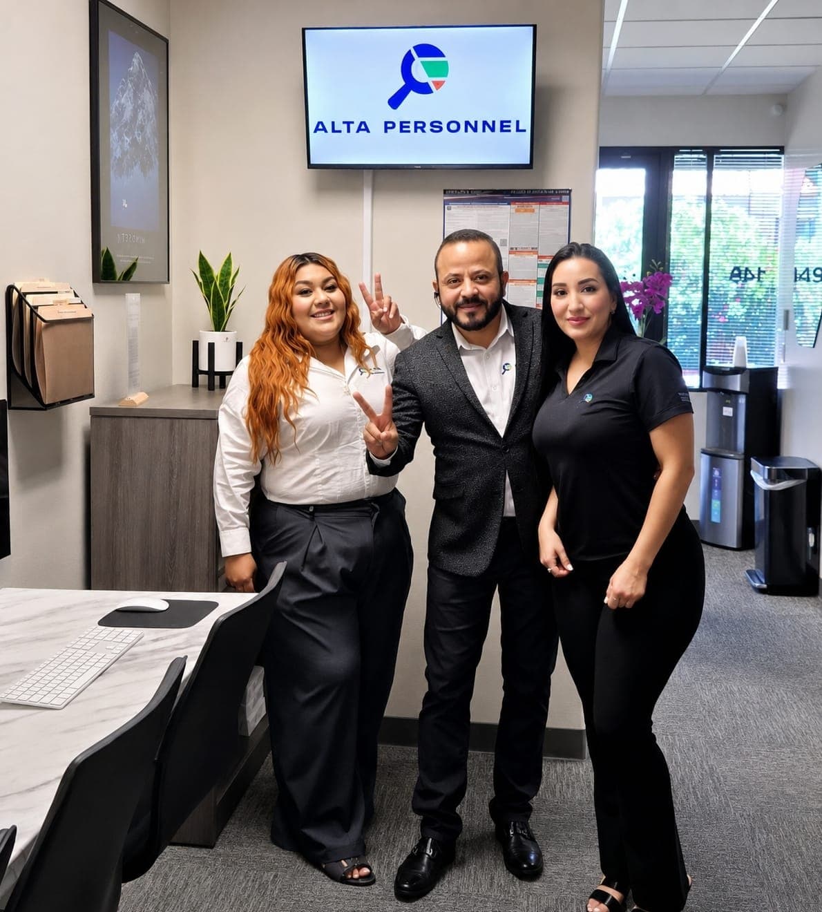 The Alta Personnel team at the office